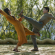 Michelle Yeoh show's Shang-Chi star Simu Liu how to fight like an expert.